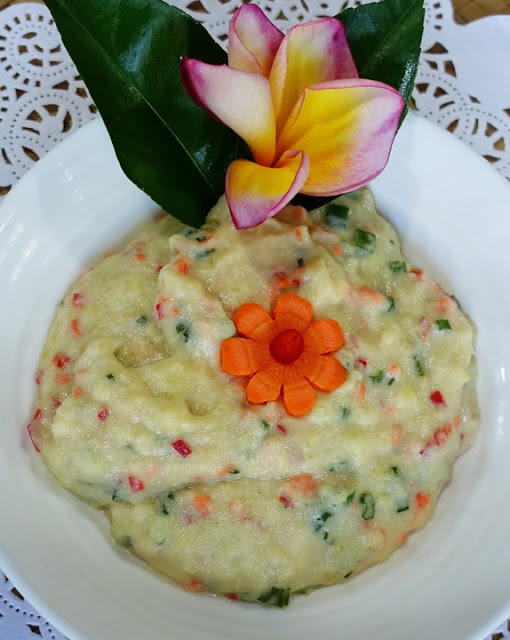 Balijské bramborové pyré Sanur Beach