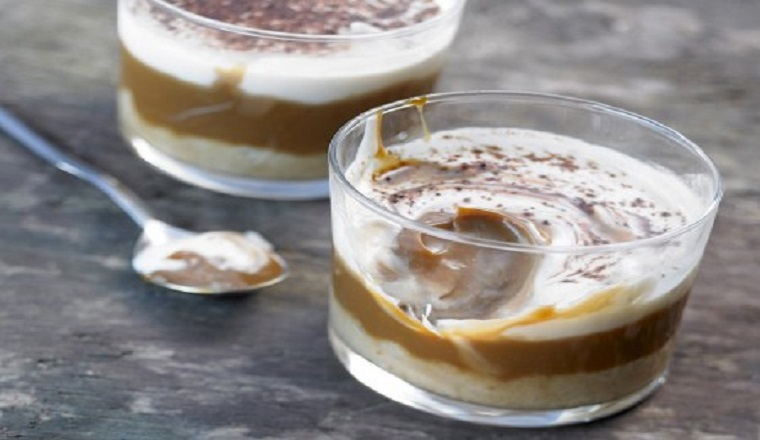 Tiramisu se slaným máslovým karamelem