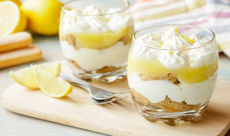 Citronové tiramisu a citronový tvaroh
