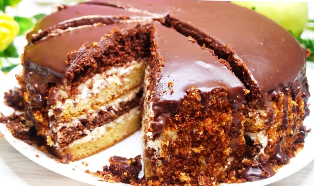 Čokoládový ořechový dort, rychle a jednoduše vykouzlen!