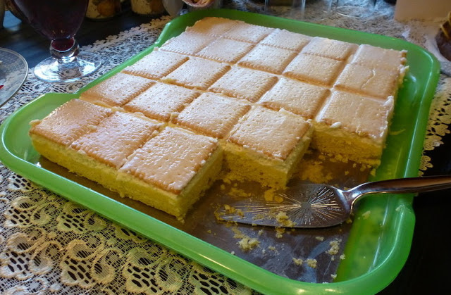 Citronový sušenkový koláč