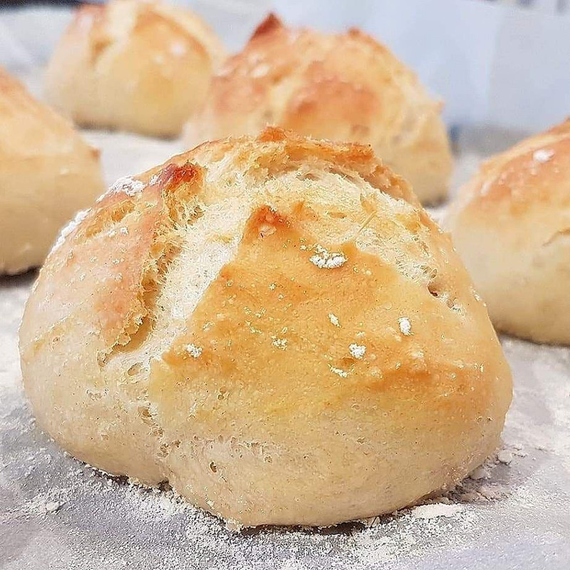 Přes noc pečené housky