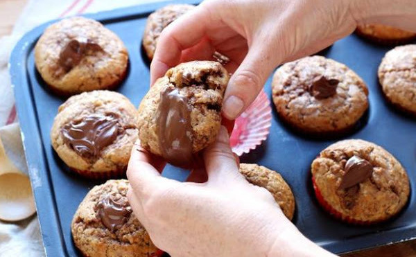 Nutellové muffiny