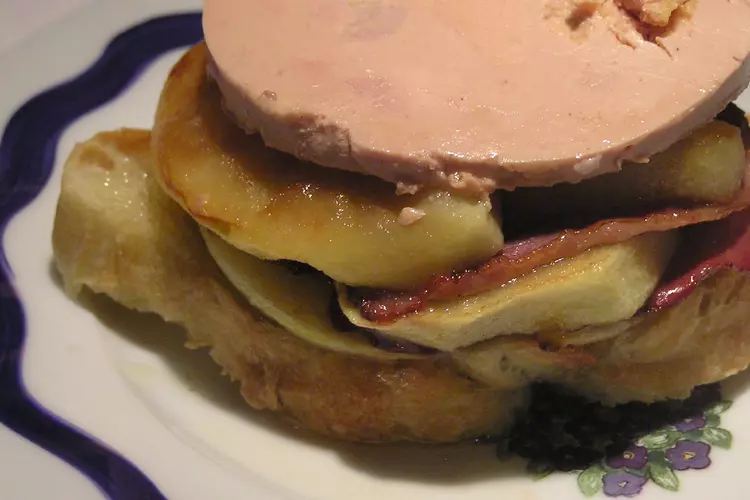 Uzená kachní prsa s foie gras