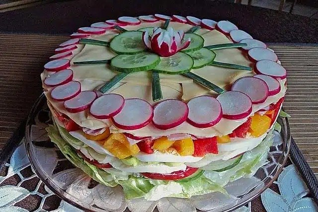 Recept na slaný party dort