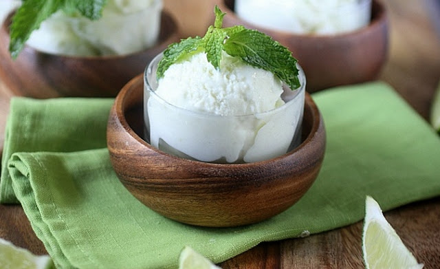 Mojito zmrzlina s Thermomixem
