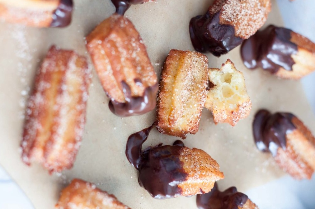 Malé churros pečené v troubě