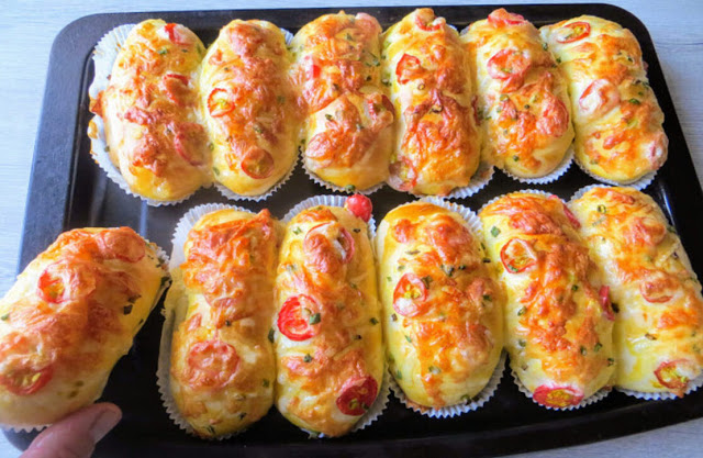 10 minutové pizza housky z trouby