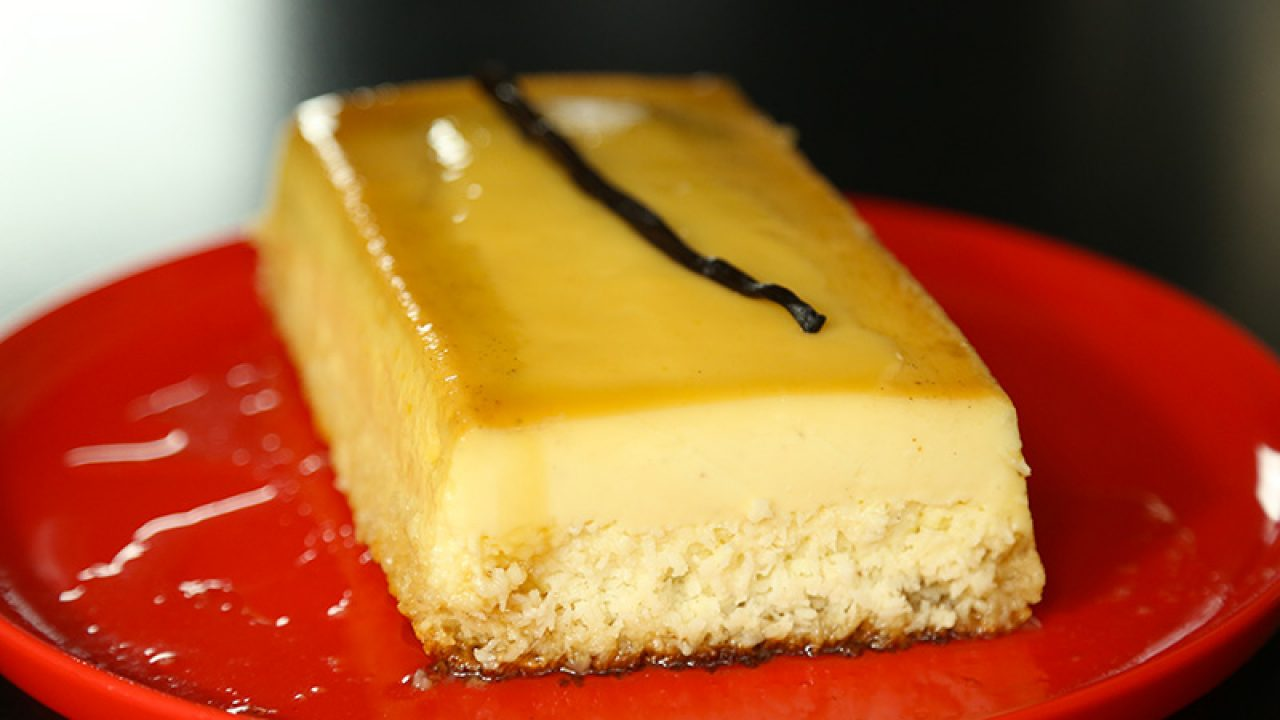 Neomylný vanilkovo-kokosový flan