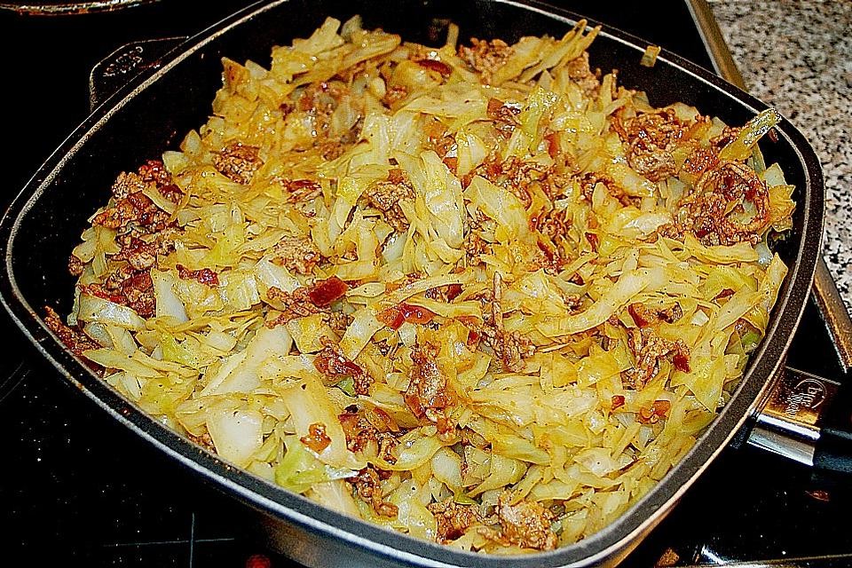 Weiskohl Hackový Zapékaný Pokrm