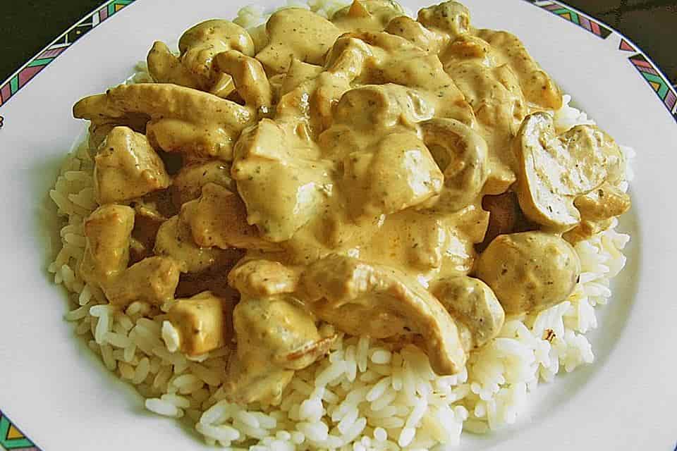 Filadelfské nudličky s houbami