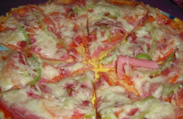 Blesková jogurtová pizza