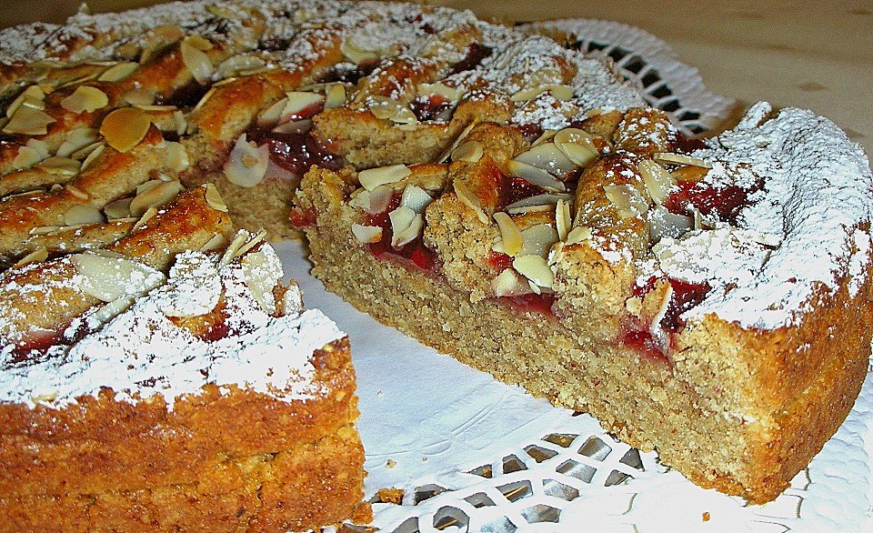 Linzer dort z křehkého těsta