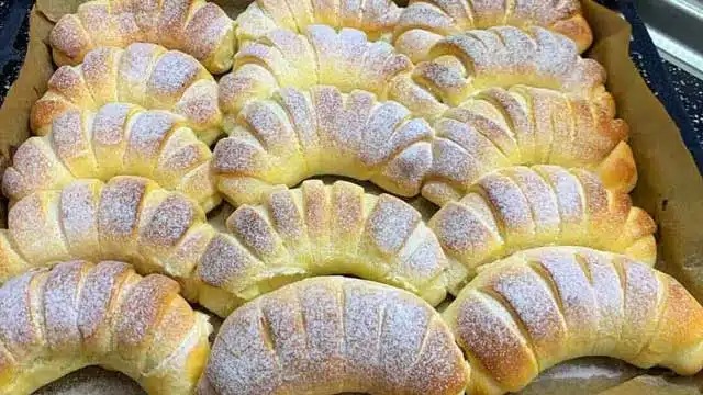 Recept na pudinkové rohlíčky