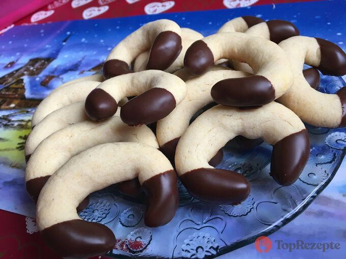 Vánoční rohlíčky s pudinkovým práškem