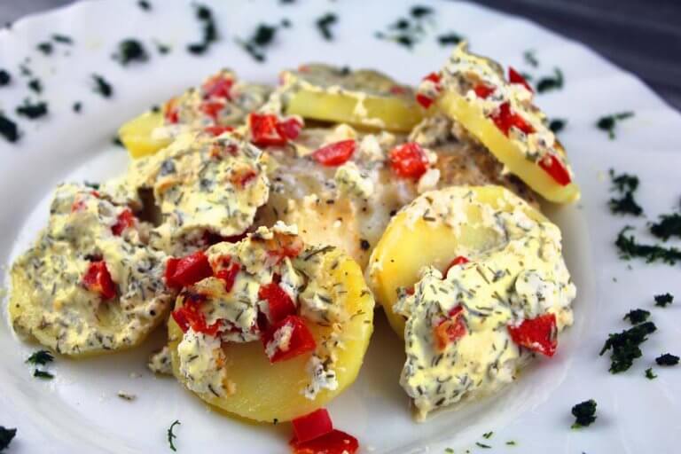 Bramborový tresčí nákyp