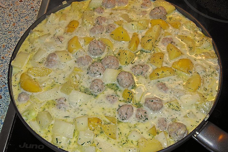 Dušené okurky s masovými kuličkami hotové za 20 minut!