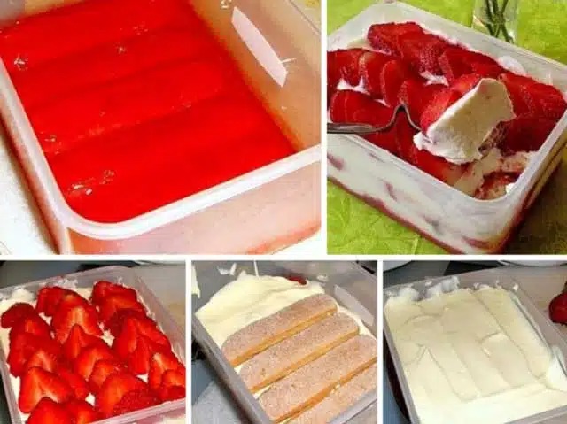 Osvěžující letní Jahodové tiramisu recept