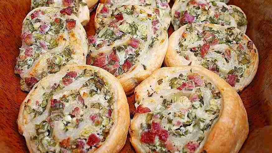 Flammkuchen roláda na oběd, velmi jednoduché!