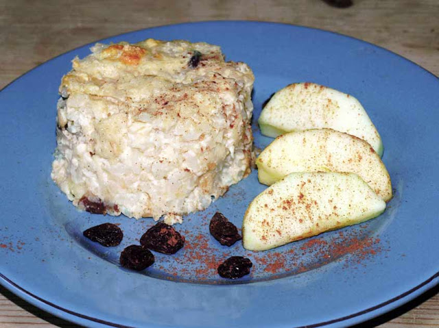 Rýžový nákyp s jablky