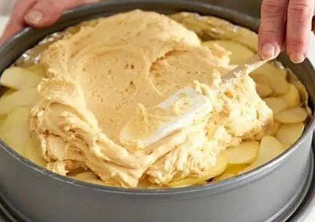 Recept na jablejno-ořechový koláč