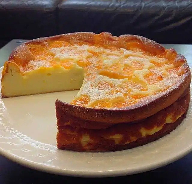 Rychlý tvarohový koláč bez korpusu