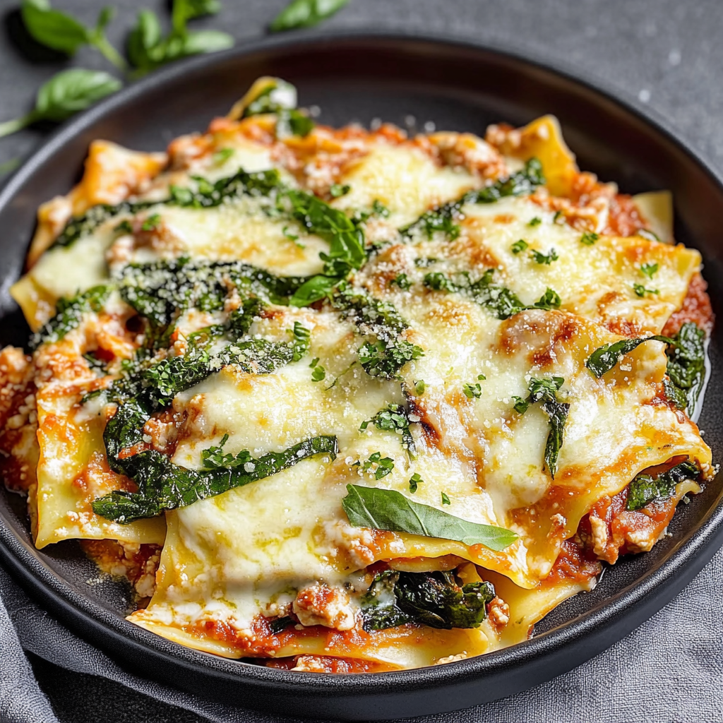 Veganské lasagne z pánve