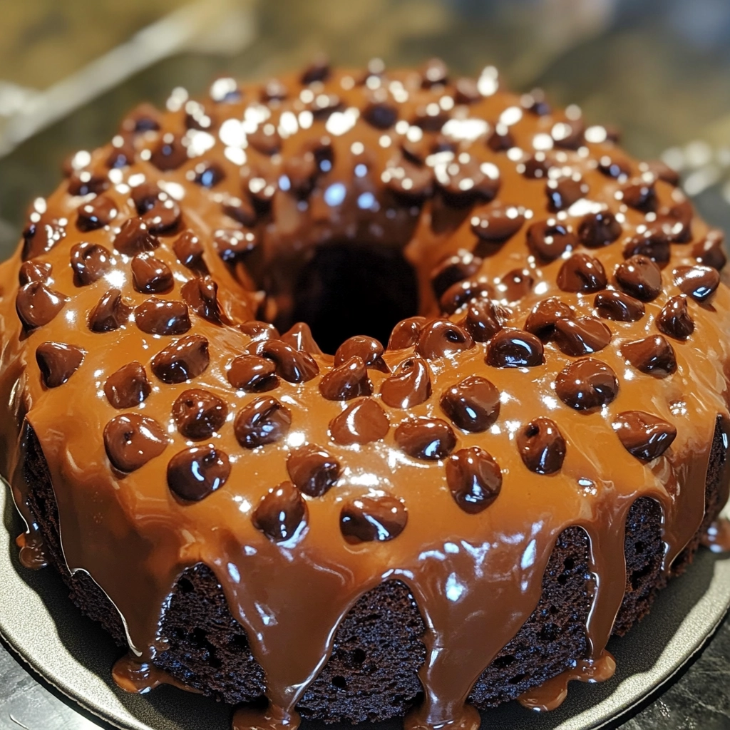 Poke Cake s horkou čokoládou