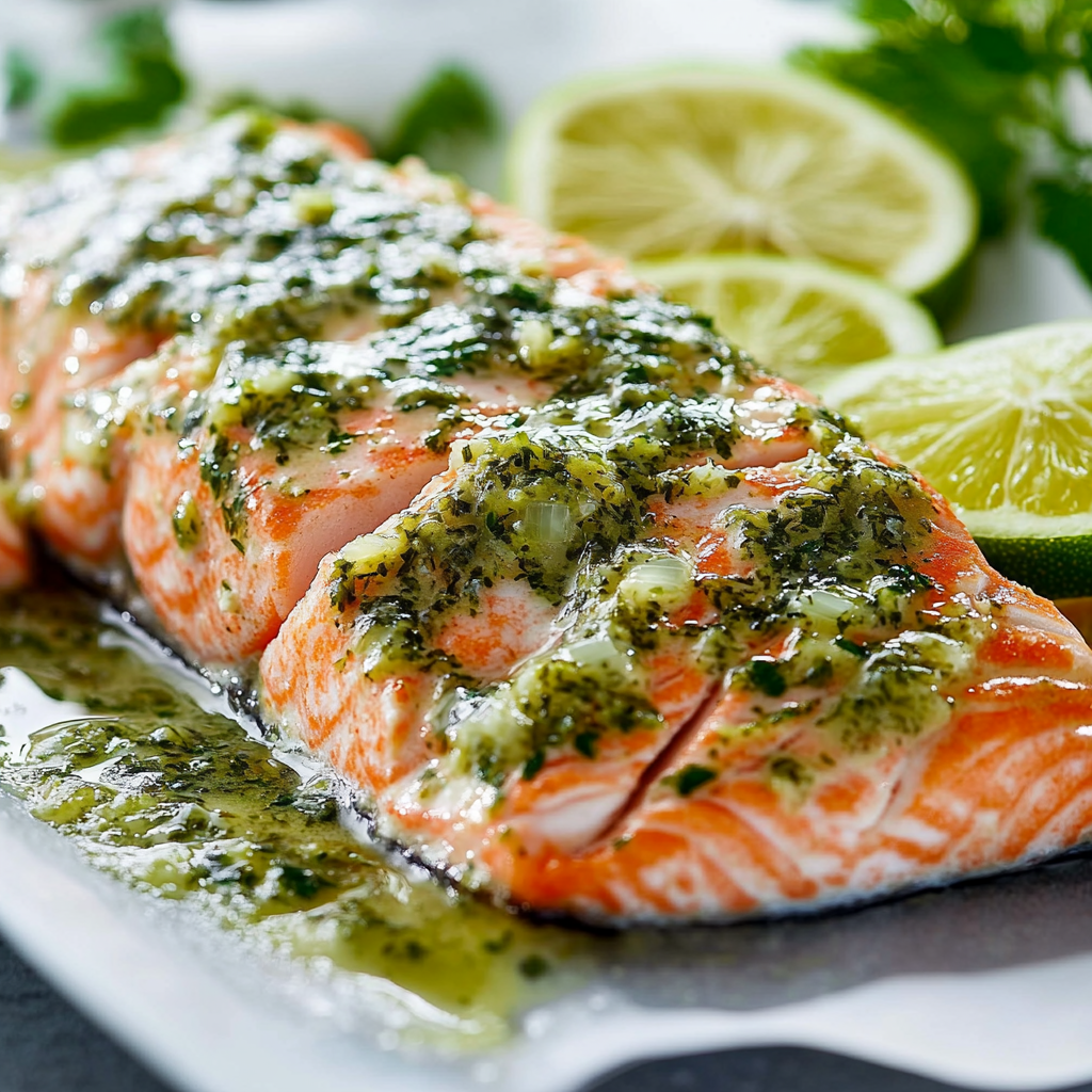 Losos s koriandrem a limetkou