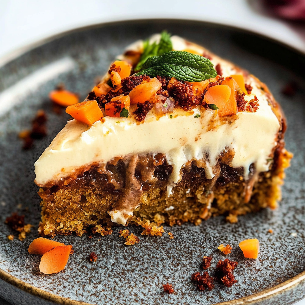 Vegan mrkvový dort