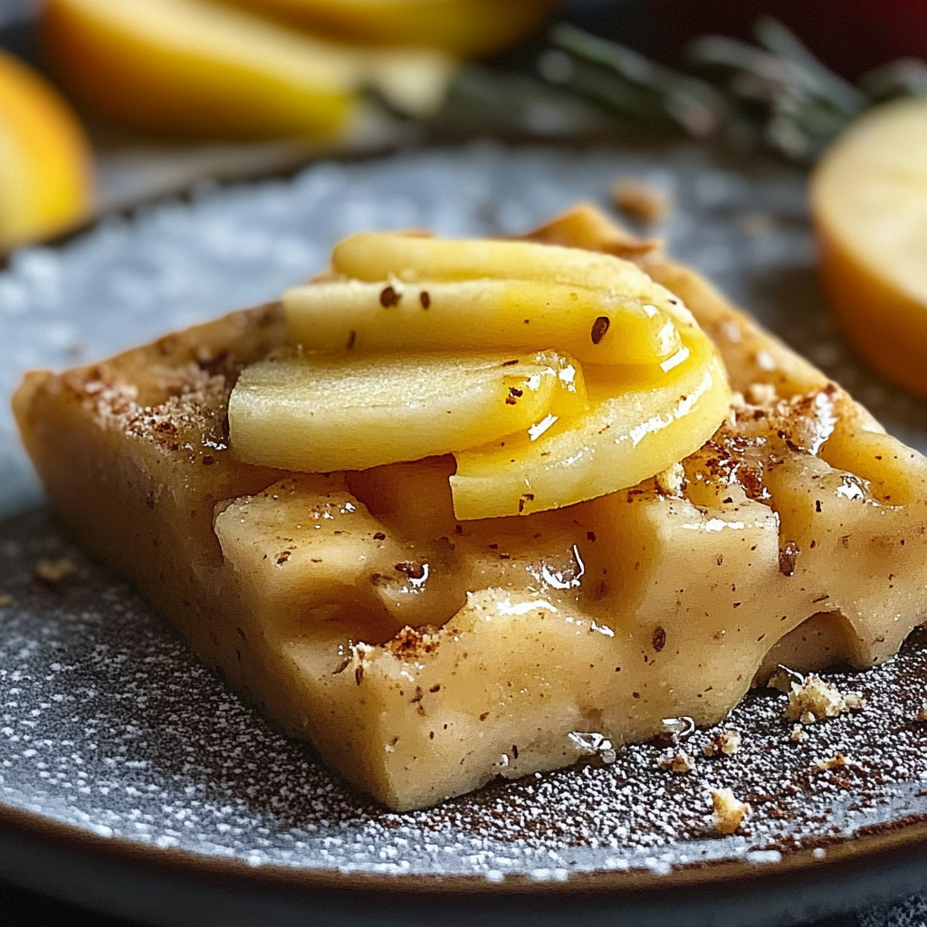 FODMAP-zbraň Jablečná tyčinka s hnědým máslem a skořicovo-javorovým cukrovým polevou