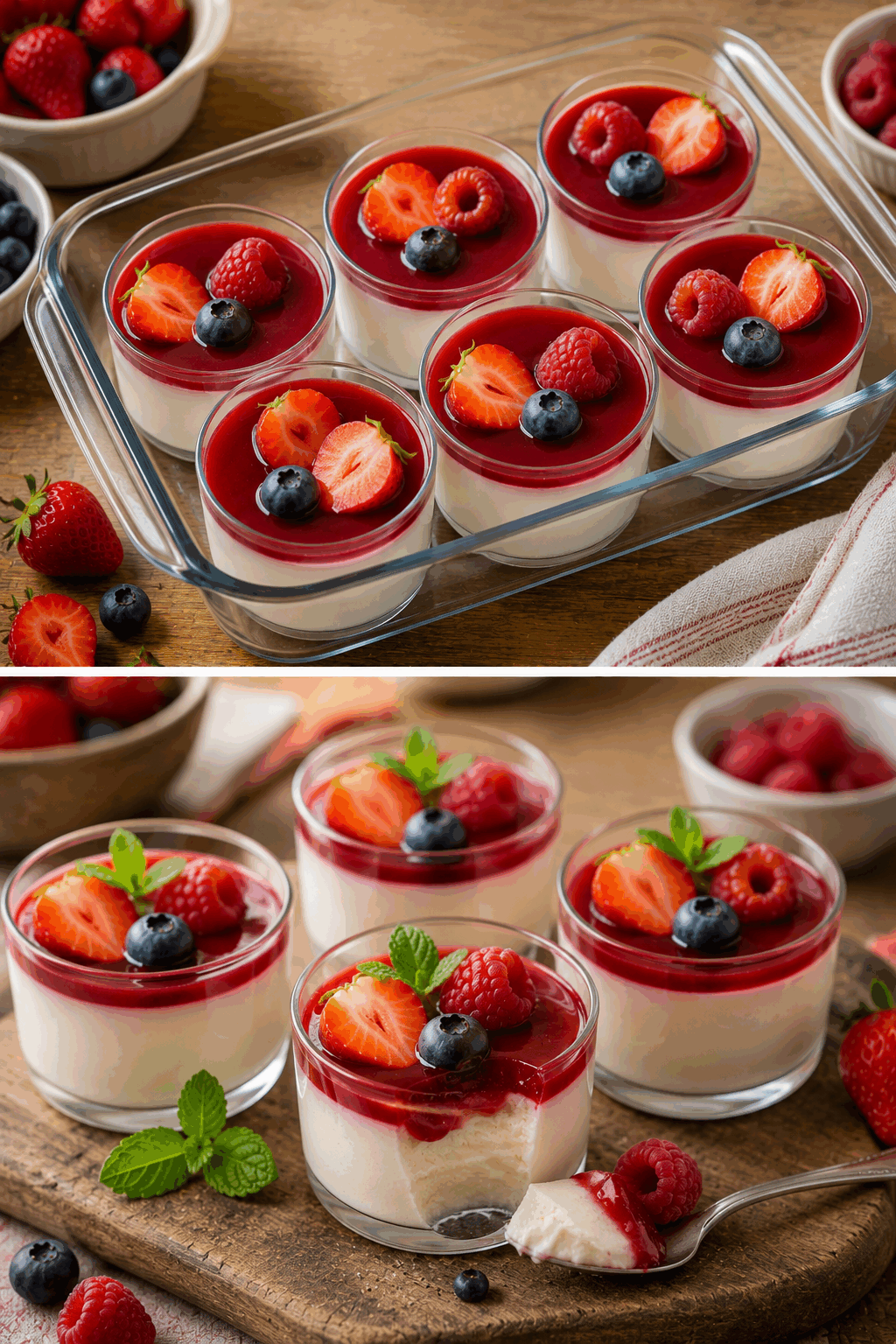 Když v létě nechci zapínat troubu, připravím si tuhle panna cottu. Osvěží a je hotová za pár minut