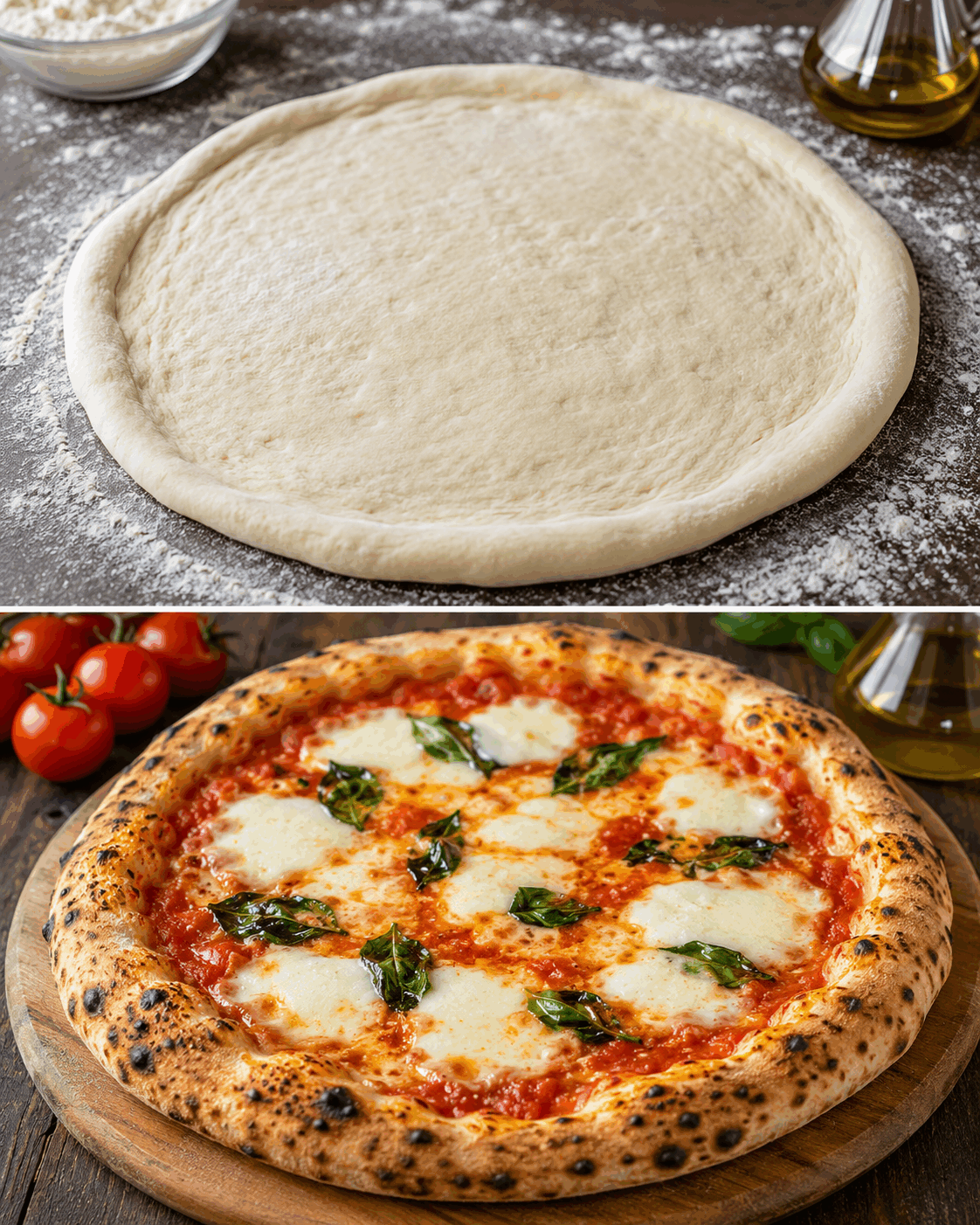 Nejlepší těsto na pizzu jako z italské pizzerie. Křupavé okraje, vláčný střed a jednoduchý recept, který zvládne každý