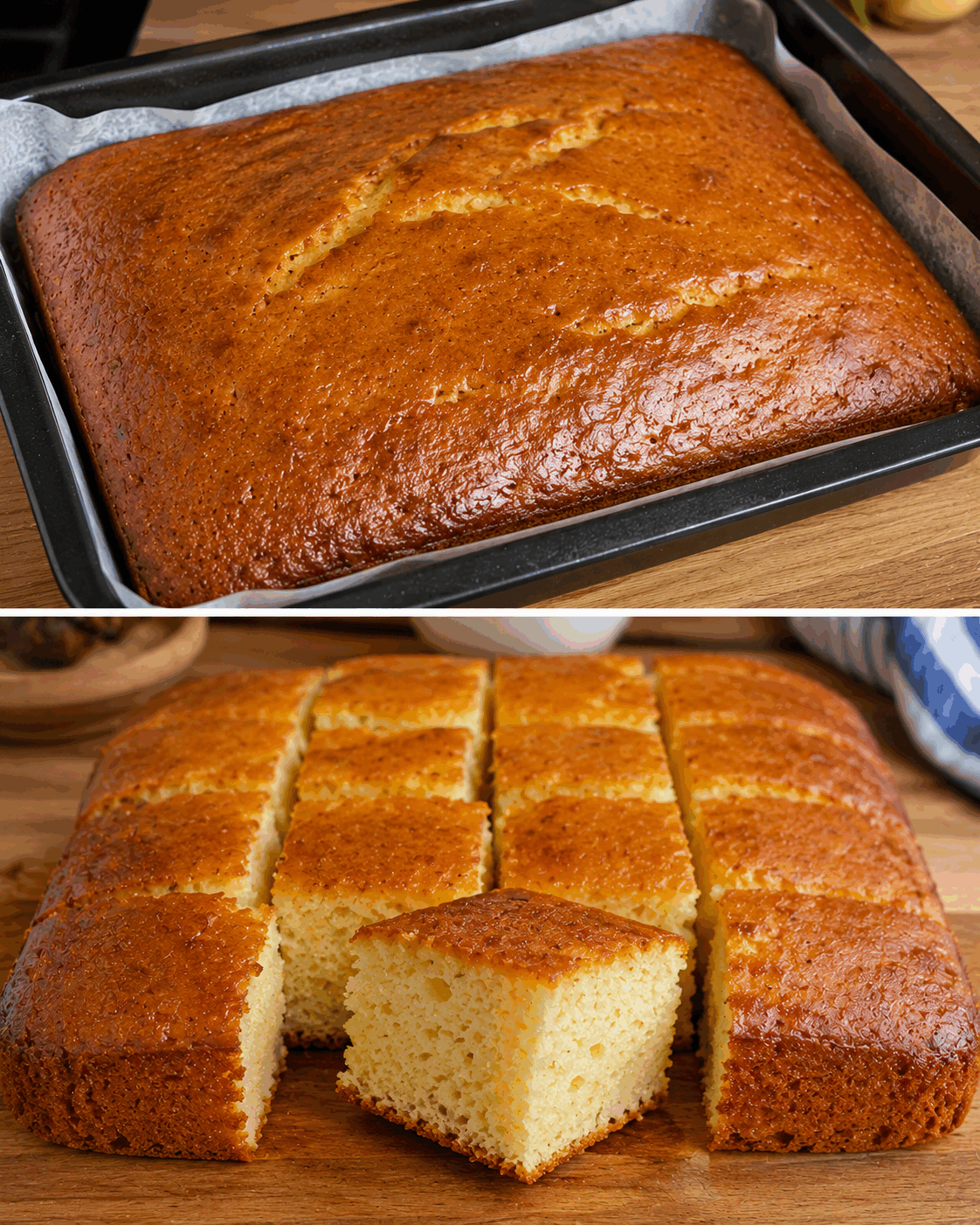 Nadýchaná jogurtová buchta, která zůstane vláčná několik dní. Jednoduchý recept z běžných surovin