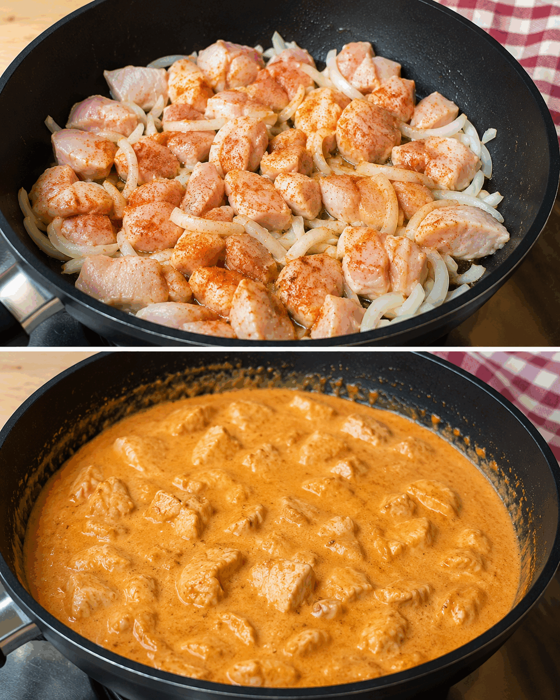 Krémové kuře na paprice: jednoduchý domácí recept, který zvládnou i úplní začátečníci